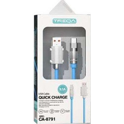 Treqa Καλώδιο ταχείας φόρτισης CA-8791 micro 1m 9,1A