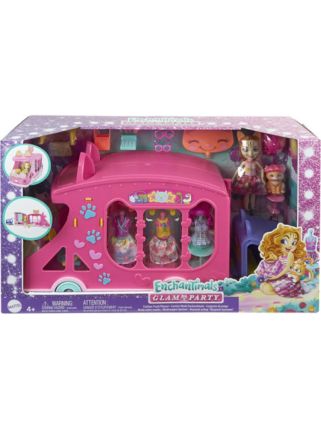 Mattel Enchantimals Glam Party Φορτηγάκι Στούντιο Μόδας