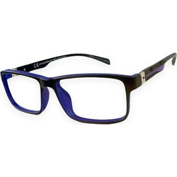 Clearview CV21100 Ανδρικά Γυαλιά Πρεσβυωπίας +3.00 Κοκάλινα Μαύρα Μπλε