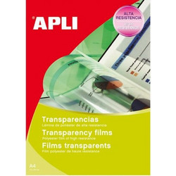 Ετικέτες για Εκτυπωτή Apli Λευκό Διαφανές 20 Φύλλα 210 x 297 mm