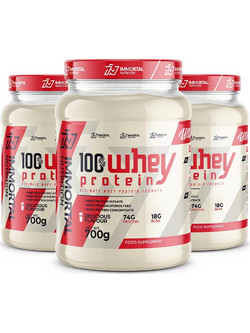 Immortal Nutrition Whey Blueberry Πρωτεΐνη Ορού Γάλακτος Γράμμωσης 3x700gr