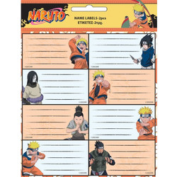 Ετικέτες Τετραδίων Gim Naruto 2τμχ Πολύχρωμες 775-90046