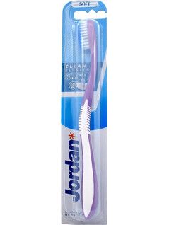 Jordan Clean Between Soft Οδοντόβουρτσα Μωβ