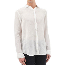 Explorer Ανδρικό Πουκάμισο Βαμβακερό Μακρυμάνικο Slim Fit Λευκό 2321105006