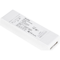 GLOBOSTAR(R) 71470 SKYDANCE V5-L(WT) AURORA Dimmer + RGB+CCT Controller 1/2/3/4/5CH DC 12-48V 30A 1440W Max IP20 - TUYA WiFi + RF 2.4GHz + Push Dimming - M18xΠ5.7xΥ2.8cm