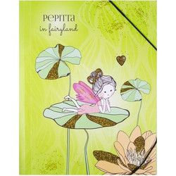 A&G PAPER ΦΑΚΕΛΟΣ ΜΕ ΛΑΣΤΙΧΟ Α4 PP PEPITTA WATER LILY 41093