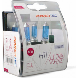 M-tech H11 Powertec Ultra White Αλογόνου 12V 55W 2τμχ
