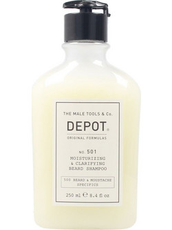 Depot 501 Moisturizing & Clarifying Σαμπουάν για Γένια 250ml
