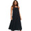 Superdry Midi Καλοκαιρινό Καθημερινό Φόρεμα Navy Μπλε W8011411A-98T