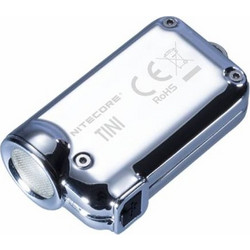 Nitecore Tini SS Jet Glacier Επαναφορτιζόμενος Φακός Μπρελόκ Led Αδιάβροχος IP54 380lm