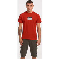 Ανδρικό T-Shirt Cotton4all HELLO 23 722 - Κόκκινο