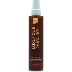 InterMed Luxurious Sun Care Dark Αδιάβροχο Λάδι Μαυρίσματος Σώματος 200ml