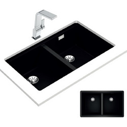 Teka Radea R10 2B 750 M-TG Νεροχύτης Inox Black 75x45.6cm