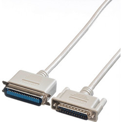 ROLINE Parallel Printer Cable, DB25 M - C36 M, grey, 1.8 m - 11.01.1018