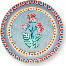 PIP STUDIO ΠΟΡΣΕΛΑΝΙΝΟ ΣΟΥΒΕΡ FLOWER FESTIVAL ΑΝΟΙΚΤΟ ΜΠΛΕ 9cm