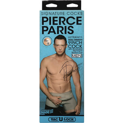 Doc Johnson Pierce Paris Ρεαλιστικό Dildo με Βεντούζα & Όρχεις 23cm Vanilla