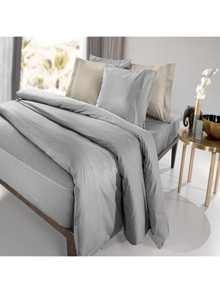 Guy Laroche Σεντόνι Μονό Βαμβακερό 170x270 Color Plus Silver