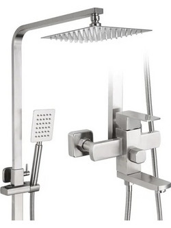 Στήλη Ντουζ με Μπαταρία Stainless 304 Ifigenia