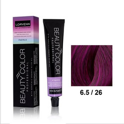 Lorvenn Beauty Color 6.5/26 Λυχνίτης Μόνιμη Βαφή Μαλλιών 70ml