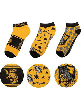 Harry Potter Ankle Socks 3-Pack Hufflepuff