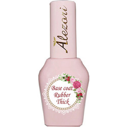 Alezori Polish Thick Gel Rubber Base Coat Ημιμόνιμο Βερνίκι Νυχιών 15ml
