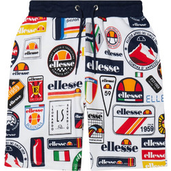 Ellesse Petroio Αθλητική Παιδική Βερμούδα Άσπρη S3R17740-908
