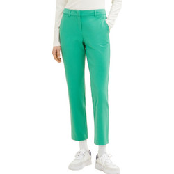 Tom Tailor Υφασμάτινο Γυναικείο Παντελόνι Chino Slim Εφαρμογή Πράσινο 1035887-31032