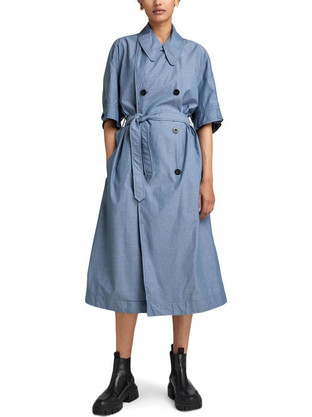 G-Star RAW Midi Καθημερινό Φόρεμα Γαλάζιο D21530-C894-0024