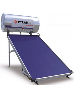 Pyramis Premium Ηλιακός Θερμοσίφωνας 160lt 2.3m² Διπλής Ενέργειας
