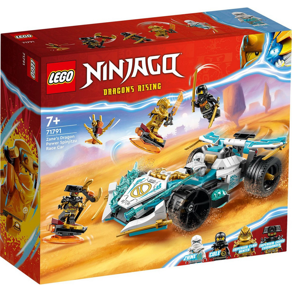 Lego Ninjago Zane's Dragon Power Racing Spinjitzu Race Car για 7+