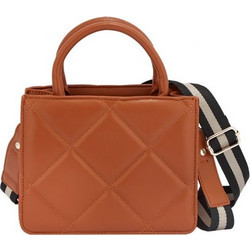 Τσάντα Από Δερματίνη(21CMX11CMX17CM) Με Λουρί Ιμάντα - Καφέ