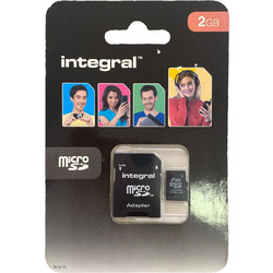 Integral microSD 2GB + Adapter