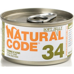 Natural Code 34 Adult with Tuna & Kiwi in Jelly 85gr