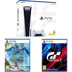 Sony PlayStation 5 & Gran Turismo 7 & Horizon Forbidden West