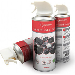 Gembird CK-CAD-FL400-01 compressed air duster 400 ml