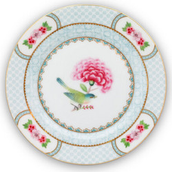 Pip Studio Πιάτο Γλυκού Πορσελάνης Blushing Birds White 17cm 51001199