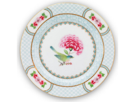 Pip Studio Πιάτο Γλυκού Πορσελάνης Blushing Birds White 17cm 51001199