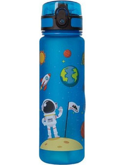 AlpinPro AlpinTec Kids Space Παιδικό Μπουκάλι Πλαστικό BPA Free με Καλαμάκι Μπλε 500ml