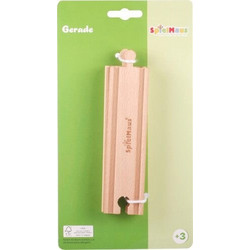 SpielMaus Ξύλινη Ράγα Τρένου 2τμχ 42523798