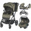 Smart Baby Lissia Καρότσι Μωρού 3 σε 1 Moss Green