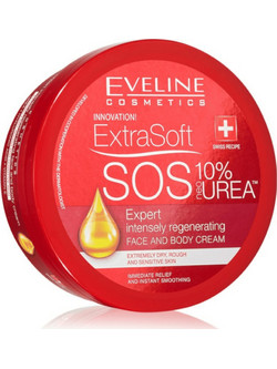Eveline Extra Soft SOS 10% Urea Face & Ενυδατική Κρέμα Σώματος 175ml