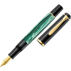 Pelikan 994103 πένα γραφής Ενσωματωμένο σύστημα γεμίσματος Μαύρος (Μαύρο) Χρυσός (Χρυσό) Πράσινος (Πράσινο) Χρώμα μαρμάρου 1 τεμάχια