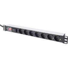 Digitus DN-95407 επέκταση ρεύματος 2 m 7 Έξοδος (οι) εναλλασσόμενου ρεύματος Άργυρος