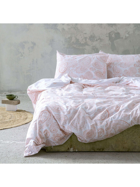 ΚΟΥΒΕΡΛΙ ΥΠΕΡΔΙΠΛΟ ADITI PINK 144T.C. ΡΟΖ 220x240cm