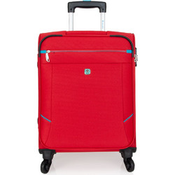 Dielle 300-55 Βαλίτσα Καμπίνας 55x39x20cm με 4 Ρόδες Κόκκινη