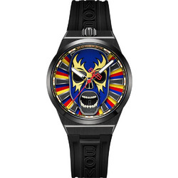 Bomberg BOLT-68 Ανδρικό Ρολόι με Μαύρο Καουτσούκ Λουράκι BF43H3PBA.03-2.12