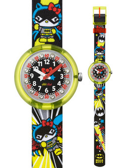 Flik Flak DC Hello Kitty Batgirl ZFLNP016