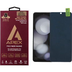 IDOL 1991 PRIVACY ANTISPY TEMPERED GLASS SAMSUNG Z FLIP 5 5G F731 6.7in 9H 0.20mm HYDROGEL FILM INSIDE FULL COVER