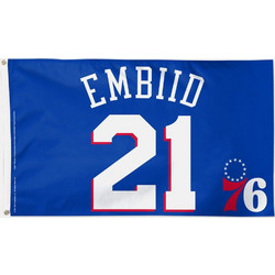 Wincraft Nba Flg 3X5 Dlx Embiid/76Ers 39845321 EMBIID/ P 76ERS