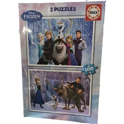 Παιδικό Puzzle Educa Disney Frozen 2x100 Κομμάτια